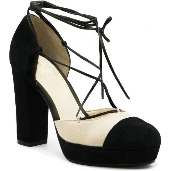 NIB Bettye Muller Madison Cap Toe Platform Pump- 8.5 - Picture 1 of 7